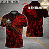 Maxcorners Majestic Dragon Strike Dot Pattern Bowling Jersey Multicolor Options Personalized Name, Team Name 3D Shirt