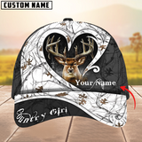 Maxcorners Deer Hunting The Best Love Deer Country Girls Pattern Multicolor Personalized Name 3D Cap