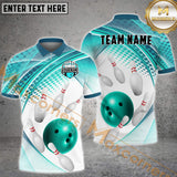 Maxcorners Bowling Strike Force Multicolor Options Personalized Name, Team Name 3D Shirt