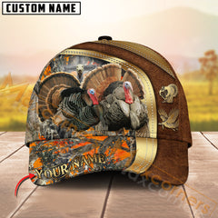 Maxcorners Premium Hunting Orange Camouflage 3D Full Print Cap Best Gift For Hunter (Deer/Moose/Boar/Turkey/Elk/Duck)