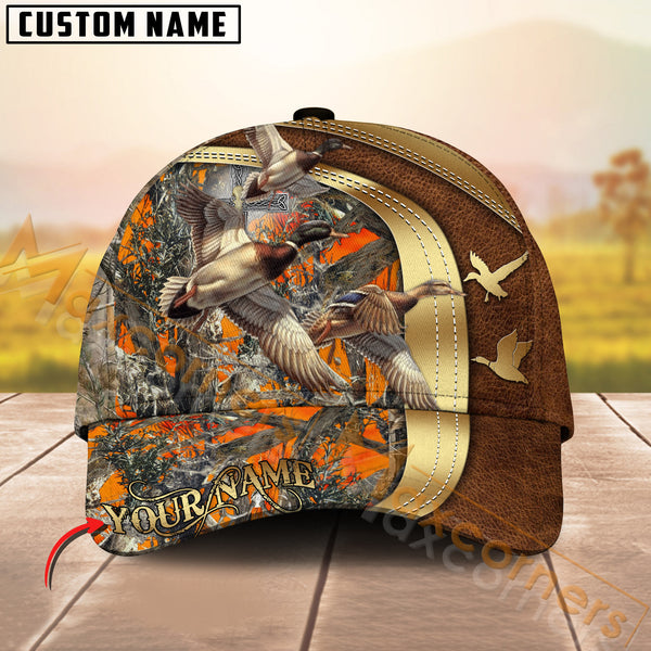 Maxcorners Premium Hunting Orange Camouflage 3D Full Print Hat Best Gift For Hunter (Multioption)