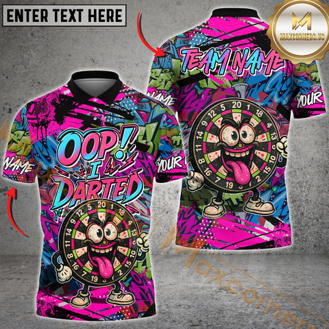 Maxcorners Streetwear Tiger With Dartboard Design Multioptions Personalized Name, Team Name Unisex 3D Shirts