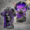 Maxcorners Bowling Fire Skull Multicolor Customized Name, Team Name 3D Shirts