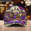 Maxcorners Bowling Mad Bowl Graffiti Style Multicolor Personalized Name 3D Cap