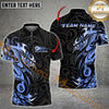 Maxcorners Billiard 8-Ball Pool With Tribal Style Multicolor Customized Name, Team Name 3D Shirts