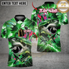 Maxcorners Billiard Lightning Shark 8-Ball Multicolor Customized Name, Team Name 3D Shirt