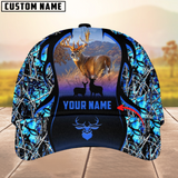 Maxcorners Deer Hunting Camouflage Pattern Multicolor Personalized Name 3D Cap