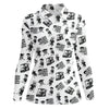 Maxcorners Funny Skull Golf Shirt For Men, Skeleton Golf Pattern Polos, Crazy Golf Shirts For Golfers