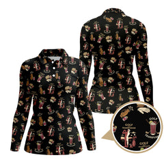 Maxcorners Men's Golf Pattern Shirts, Transfusion Golf Shirt, Golf Transfusion Drink Polos For Golfers