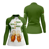 Maxcorners Golf And Beer Shirt, Custom Golf Polos For Men, Funny Golf Shirts For Beer Lovers
