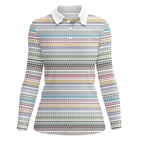 Funny Golf Polos,  'It Takes A Lot Of Balls To Golf The Way I Do' Golf Shirt, Pattern Crazy Golf Shirts For Men's