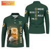 Maxcorners Golf Beer Birdie Bogey Eagle Par St Patrick's Day Green Golf Polos For Men, Golf Shirts For Men, St Patricks Day Golf Shirt