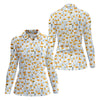 Maxcorners Mine Mine Mine Golf Shirt, Funny Seagull Beach Pattern, Golf Shirt For Women LM1507