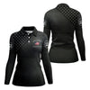Maxcorners Black 1776-2026 America 250 Years Golf Polo Shirt, Women’s Golf Apparel, Printed Golf Shirt LM1507