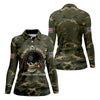 Maxcorners Grumpy Old Bastard Skull Camo Polo Shirt, Patriotic Military Polo, Golf Shirts For Women LM1507