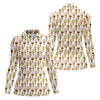 Maxcorners Adult Humor Ice Cream Golf Shirt, Funny Cone Pattern, Golf Shirt For Women LM1507