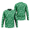 Maxcorners Golf Items Seamless Pattern St. Patrick’s Day Shamrock Golf Shirt, Polo Shirts For Men, Golf Shirts For Men