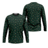 Maxcorners Dark Stout Beer St Patrick's Day Green Shamrock Golf Shirt, Polo Shirts For Men, Golf Shirts For Men