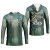 Maxcorners A Simple Man - Fishing Faith In Jesus Shirt, Fishing UPF Shirts, Funny Fishing Shirt