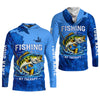 Maxcorners Fishing Is My Therapy – Personalized Bass Fishing UPF Shirt, Fishing Shirt for Men
