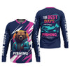Maxcorners Gone Fishing, The Best Days Are Spent Fishing, Funny Bear Fishing Shirt, SPF Shirt, Fisherman Outfit, Mens Casual Shirts