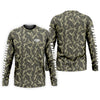 Maxcorners Camo Fishing Shirt for Men, Long Sleeve UPF Performance Fishing Shirt, Outdoor Angler Shirt