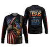Maxcorners Hooked On Jesus Shirt, Personalized Christian Fishing Shirt, Mark 1:17 Fisher Of Men, Fishing UPF Shirts