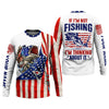 Maxcorners American Fishing Life – Always On My Mind UPF Fishing Shirt, Personalized Name