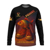 Maxcorners Well If The Shoe Fish Fishing UPF Shirt, Personalized Fishing Shirt For Men, Fishing Shirts For Men