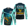 Maxcorners Some Go To Church And Think About Fishing Christian Fishing SPF Shirt For Men, Fisherman Gift, Men's Fishing Shirt