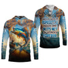 Maxcorners The Sea Once It Casts Its Spell Sailfish Fishing SPF Shirt For Men, Presents For Fishermen, Men's Fishing Shirt