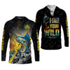 Maxcorners Find Your Wild Swordfish Fishing SPF Shirt For Men, Gift For Fisherman, Men's Fishing Shirt
