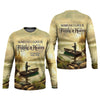 Maxcorners Fishing In Heaven Fishing Memorial SPF Shirt For Men, Gift For Fisherman, Fishing Shirts For Men
