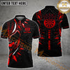 Maxcorners Golden Darts Royal Pattern Multicolor Options Personalized Name, Team Name 3D Shirt (6 Colors)