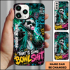 Maxcorners Bowling Panda Graffiti Multicolor Personalized Name 3D Phone Case