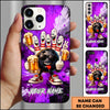 Maxcorners Funny Bowling Beer Drunk Cartoon Multicolor Personalized Name 3D Phone Case