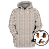 Maxcorners Funny Golf Pattern Shirt, Dachshund Golf Shirt For Golfer, Crazy Golf Shirt For Men