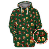 Maxcorners Funny Christmas Golf Shirt For Men, Pattern Golf Shirt , Golf And Beer Shirt For Golfer