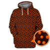 Maxcorners Pumpkin Pattern Golf Shirt For Men, Halloween Golf Shirt, Funny Halloween Golf Polos For Golfer