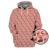 Maxcorners Funny Pattern Golf Shirt, Flamingo Golf Shirt, Christmas Golf Shirt For Golfer