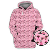 Maxcorners Breast Cancer Golf Shirt, Dachshund Golf Shirt, Pattern Golf Shirt For Golfer