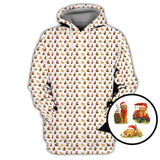 Maxcorners Golden Retriever Golf Shirt, Funny Pattern Golf Shirt For Men, Dog Golf Shirt, Christmas Golf Shirt For Golfer