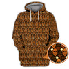 Maxcorners Sasquatch Golf Pattern Shirt, Crazy Golf Shirt For Men, Funny Bigfoot Golf Polos