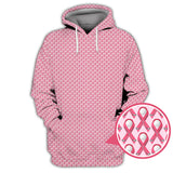 Maxcorners Breast Cancer Golf Shirt, Pink Pattern Golf Shirt, Golf Gift For Golfers