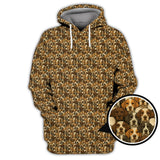 Maxcorners Pointer Golf Polos For Men, Pattern Golf Shirt, Dog Golf Shirt, Golf Gift For Golfers