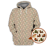 Maxcorners Dachshund Golf Shirt, Pattern Golf Shirt, Halloween Golf Shirt For Men, Funny Golf Shirt For Golfer