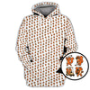 Maxcorners Pattern Golf Shirt, Squirrel Golf Shirt, Funny Golf Shirt For Men
