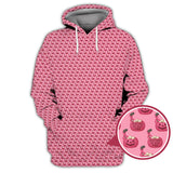 Maxcorners Breast Cancer Golf Shirt For Golfer, In October We Wear Pink Shirt, Pattern Golf Shirt For Golf Players