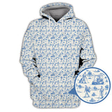 Maxcorners Crazy Golf Shirt For Men, Funny Pattern Golf Shirt, Golf Gift For Golfer