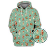 Maxcorners Christmas Golf Shirt, XMAS Golf Shirt, Funny Pattern Golf Shirt For Golfer, Crazy Golf Shirt For Men